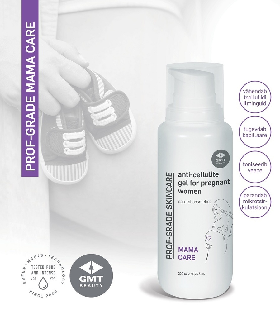 MAMA CARE Tselluliidivastane geel rasedatele (ANTI-CELLULITE GEL FOR PREGNANT WOMEN)