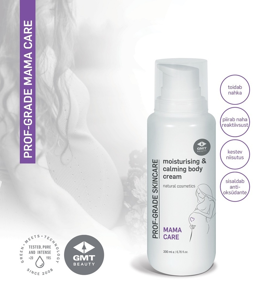 MAMA CARE Niisutav ja rahustav kehakreem (MOISTURIZING & CALMING BODY CREAM)