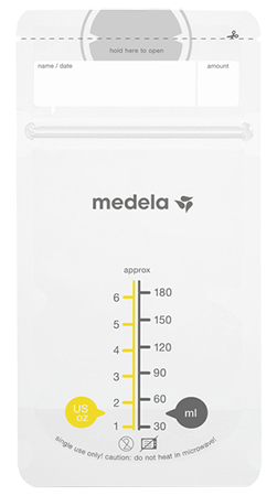 Medela - säilituskotid rinnapiimale 25tk